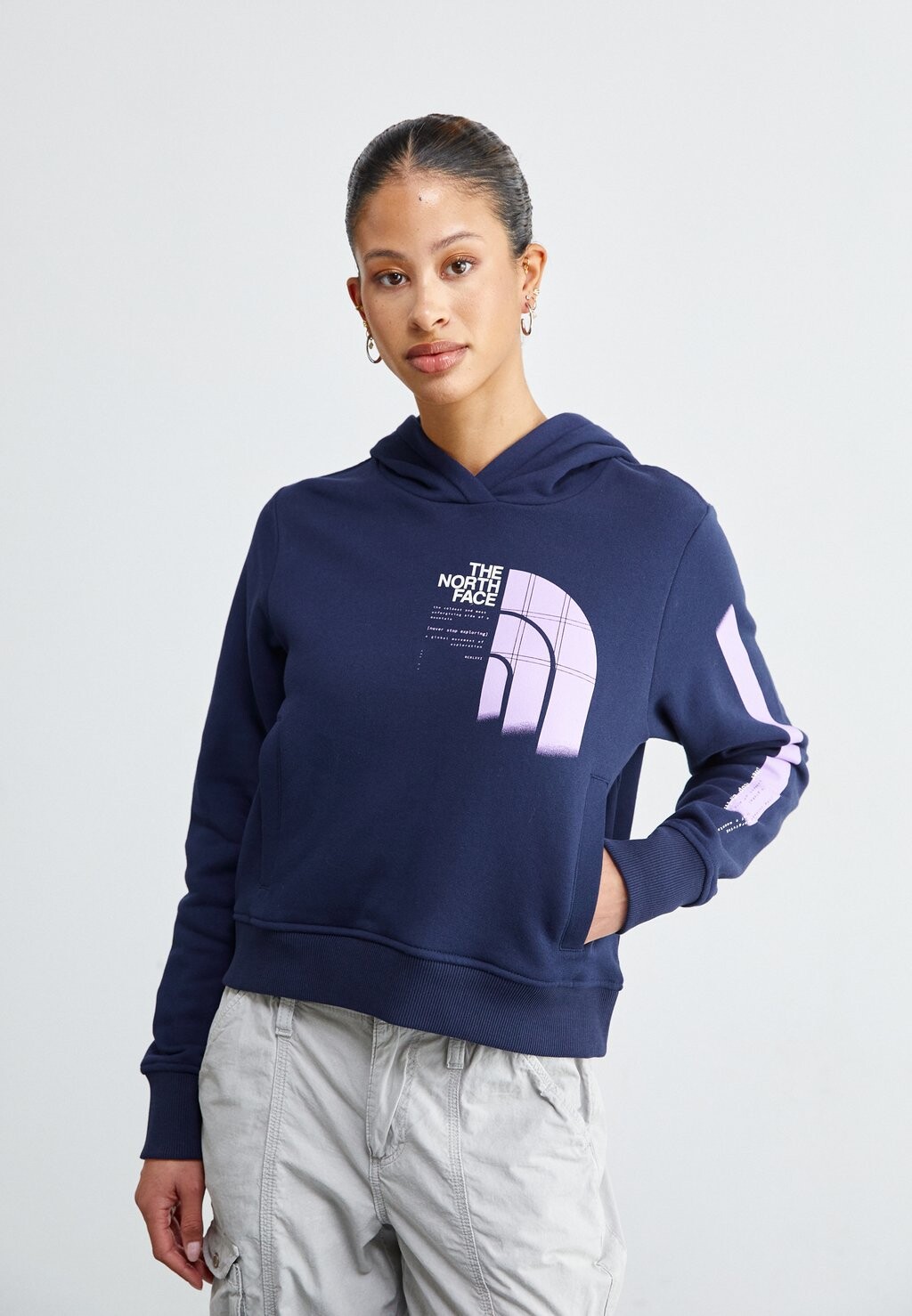 Толстовка GRAPHIC HOODIE The North Face, цвет summit navy