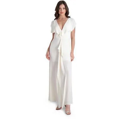 BCBGMAXAZRIA Женское вечернее платье Evette цвета слоновой кости для подружки невесты 6 BHFO 3425