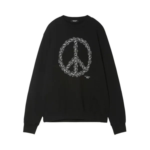 Толстовка Undercover Peace Sign Sweatshirt, черный