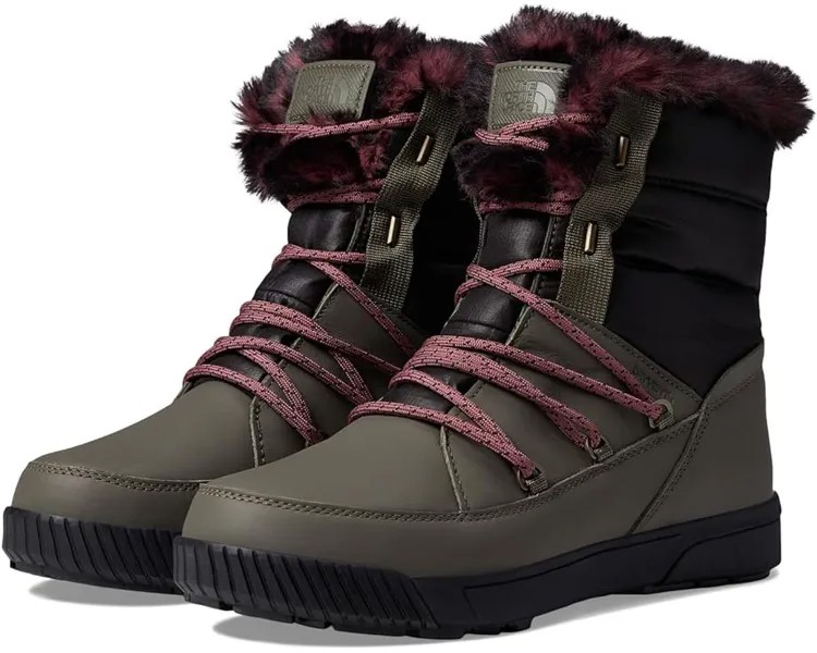 Ботинки The North Face Sierra Luxe Waterproof, цвет New Taupe Green/Wild Ginger