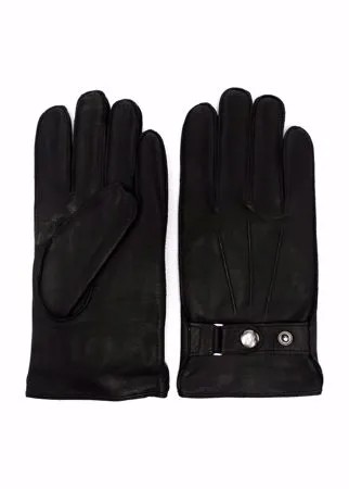 Armani Exchange кожаные перчатки