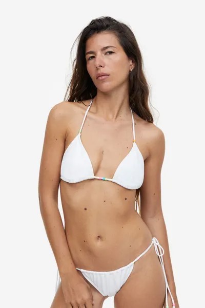 Мягкий топ бикини с треугольными чашечками H&M