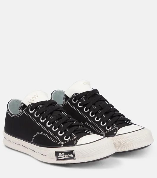 Низкие кеды Skagway из плотной ткани Visvim, черный