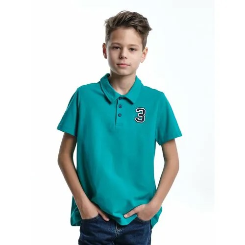 Футболка Mini Maxi, размер 104, бирюзовый