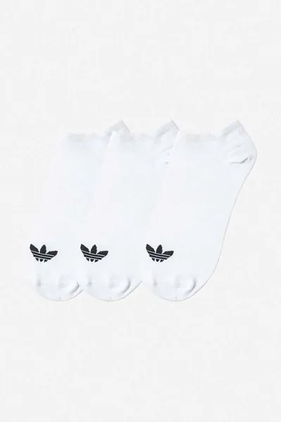 Носки с трилистником adidas Originals, белый