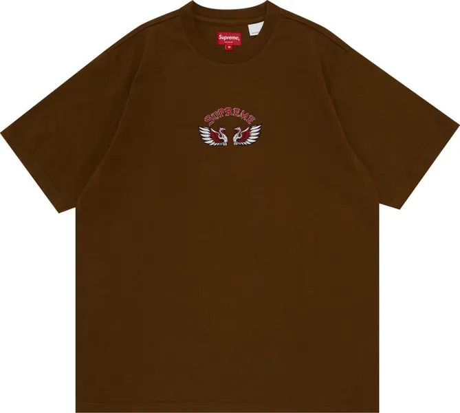 Футболка Supreme Phoenix Short-Sleeve Top 'Brown', коричневый