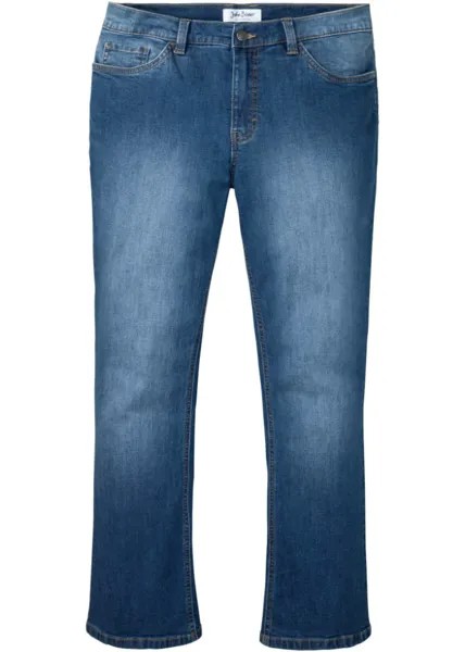 Джинсы-стрейч обычного кроя из органического хлопка John Baner Jeanswear, синий