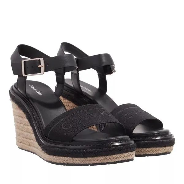 Сандалии wedge 70hh ck Calvin Klein, черный