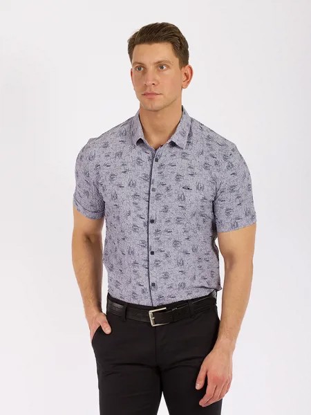 Рубашка мужская DAIROS GD81100451 серая XL