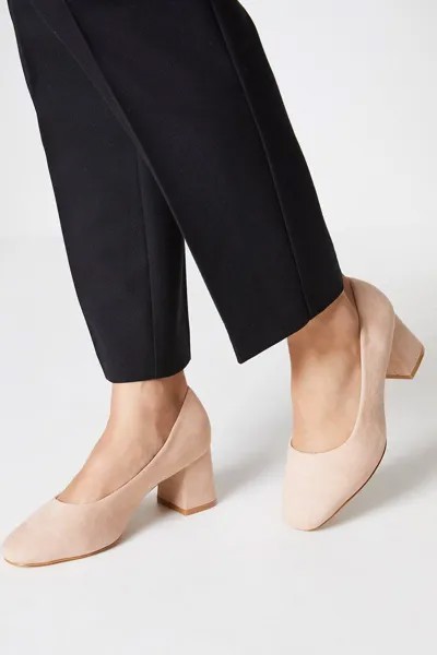 Туфли-лодочки Elise очень широкого кроя Dorothy Perkins, розовый