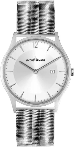 Наручные часы мужские Jacques Lemans 1-2028E серебристые