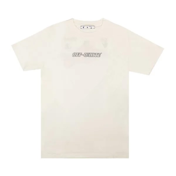 Футболка Off-White Pascal Print Slim T-Shirt 'White', белый