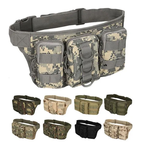 Военный туризм ремень сумки открытый утилита тактические талии Pack мешочек для кемпинга