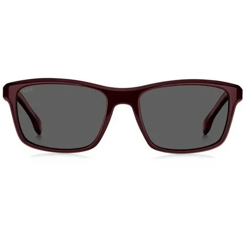 Солнцезащитные очки BOSS, коричневый, бордовый