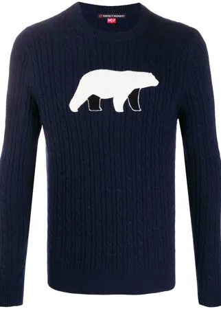 Perfect Moment POLAR BEAR CREWNECK SWEATER