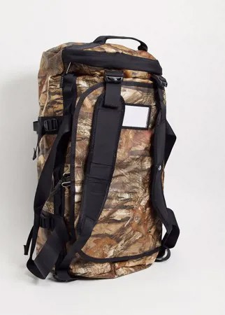 Спортивная сумка среднего размера с камуфляжным принтом, вместимостью 71 литр The North Face Base Camp-Зеленый цвет