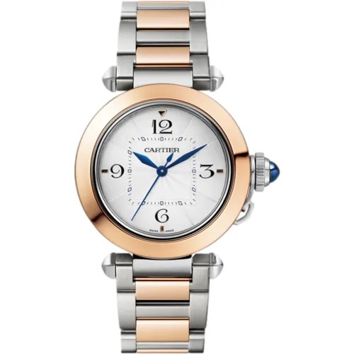 Наручные часы Cartier Pasha de W2PA0007, золотой, серебряный