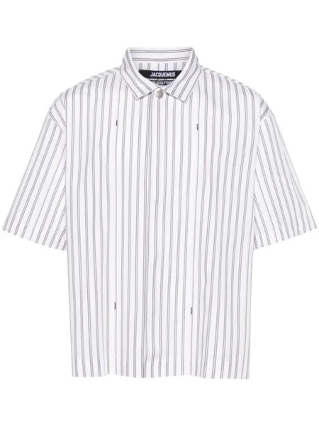 Jacquemus рубашка в полоску, белый