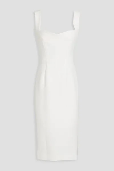 Платье из эластичного крепа VICTORIA BECKHAM, белый