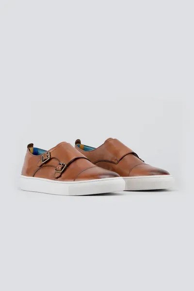 Кожаные кроссовки Nash Cognac Monk Oswin Hyde, коричневый