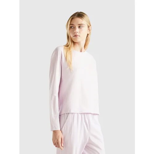 Лонгслив UNITED COLORS OF BENETTON, размер S, фиолетовый