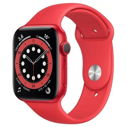 Часы Apple Watch Series 6 GPS 40mm Aluminum Case with Sport Band (M00A3) (красный, Красный )