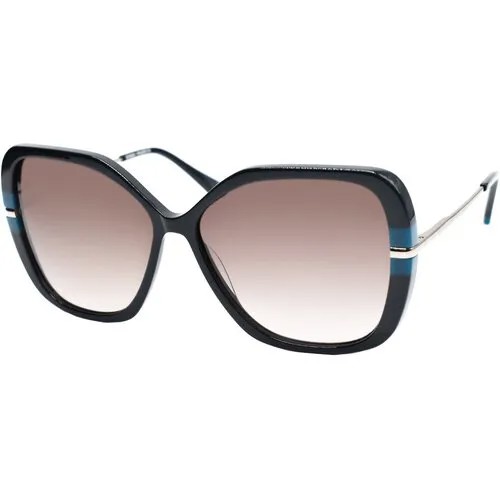 Солнцезащитные очки Enni Marco, коричневый, черный
