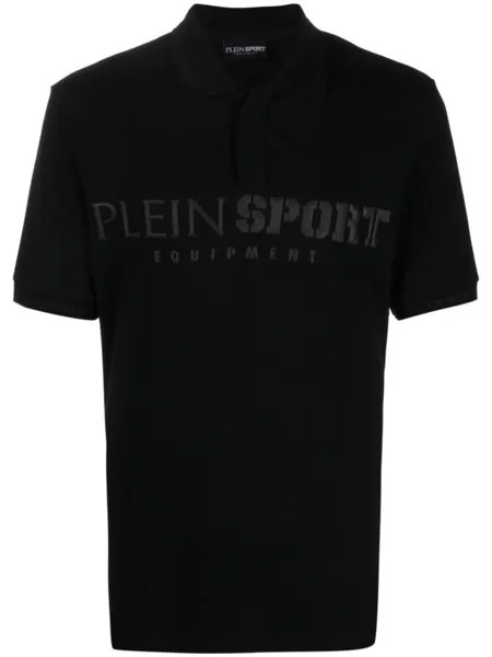 Plein Sport рубашка поло с короткими рукавами, черный