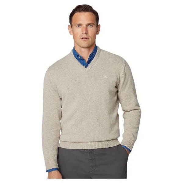 Свитер Hackett HM703024 V Neck, бежевый