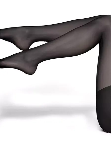 Прозрачные чулочно-носочные изделия Control Top Wolford, черный