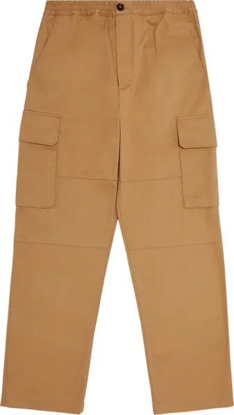 Брюки Marni Gabardine Workwear Cargo 'Buttercream', загар