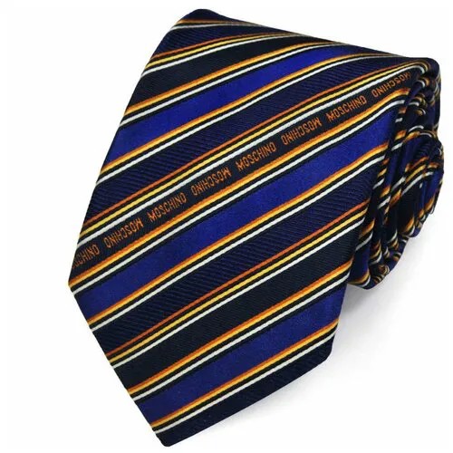 Полосатый мужской галстук Moschino 838211