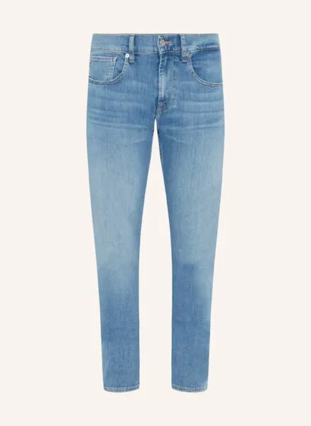 Джинсы slimmy tapered slim fit 7 For All Mankind, синий