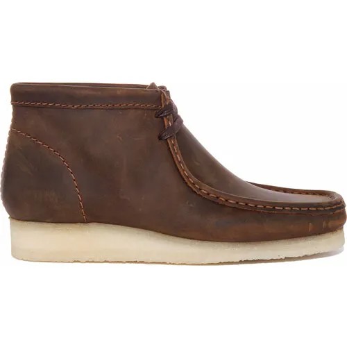 Полуботинки Clarks, размер 7, коричневый