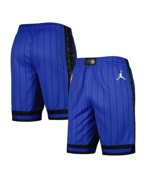 Мужские фирменные синие шорты Orlando Magic 2022/2023 Statement Edition Swingman Performance Jordan