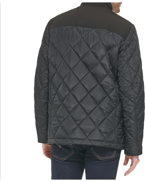 Пальто Cole Haan Melton Wool Multipocket Field Coat, угольный