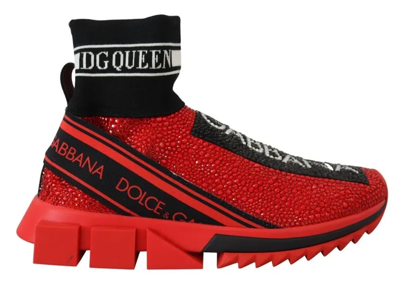DOLCE - GABBANA Обувь Кроссовки Sorrento Красные блестящие носки EU35/US4,5 Рекомендуемая розничная цена 1730 долларов США