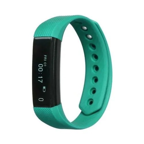 Lime 115 Green Шагомер, Подсчет калорий, Часы, Будильник, Зелёный ремешок