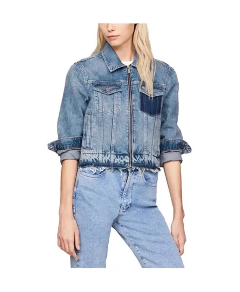 Джинсовая куртка на молнии Tommy Jeans, синий