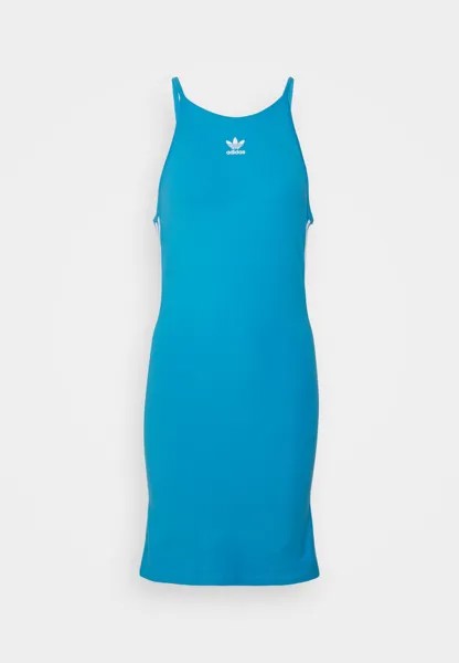 Платье из джерси adidas Originals, синий
