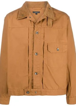 Engineered Garments куртка-рубашка с длинными рукавами и вставками
