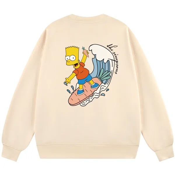 The Simpsons Толстовка унисекс «Симпсоны», Абрикос