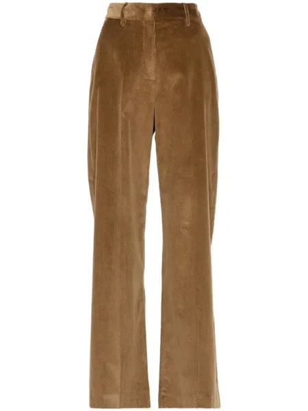 Weekend Max Mara вельветовые брюки, коричневый