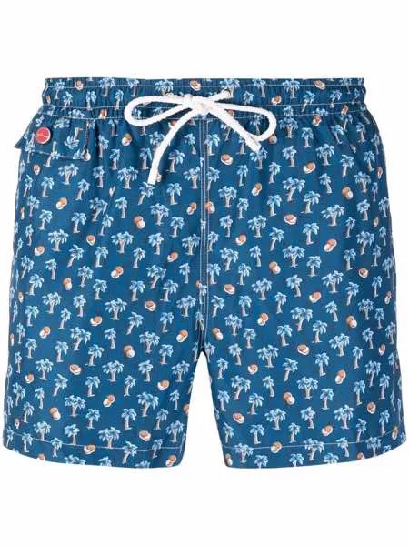 Kiton плавки-шорты с принтом