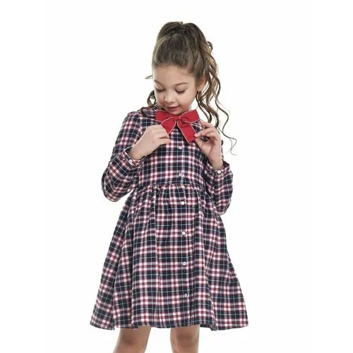 Платье Mini Maxi, размер 104, красный, синий