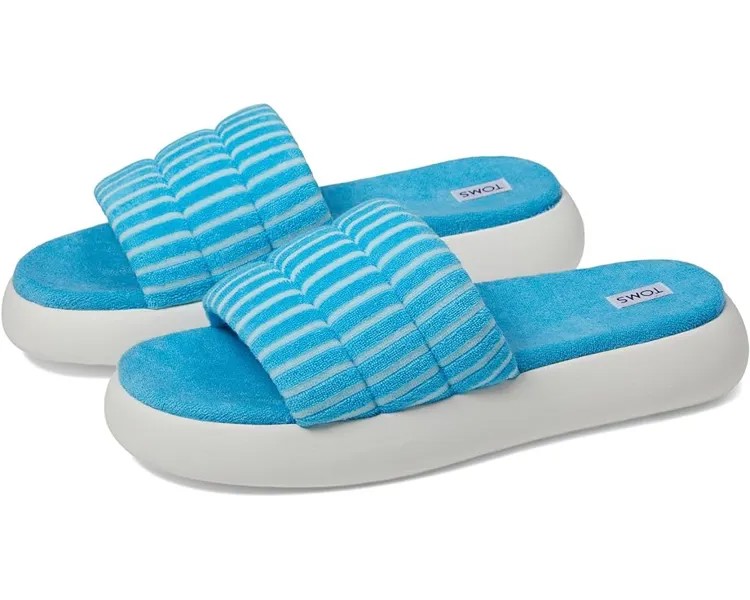 Сандалии TOMS Alpargata Mallow Slide, цвет Aquamarine