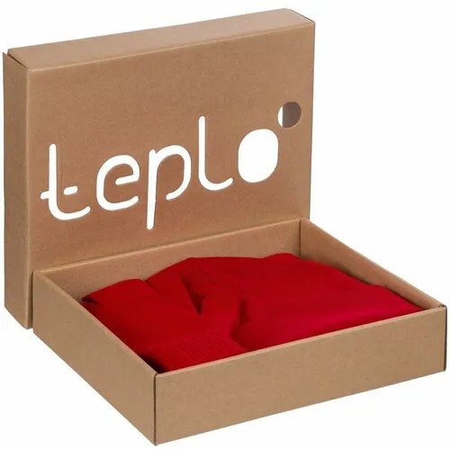 Шапка teplo, размер 56/60, красный