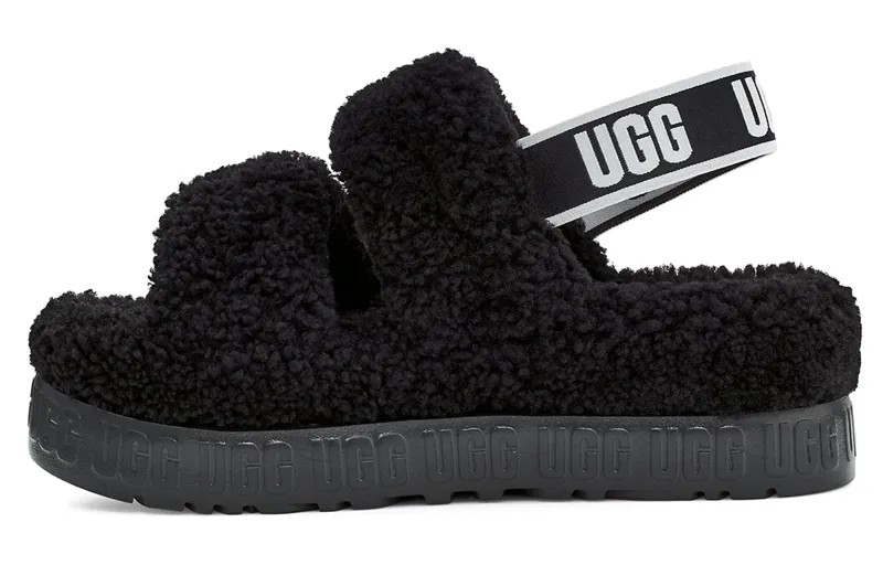 Угги-шлепанцы Ugg, черный