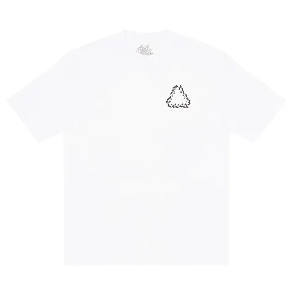 Футболка Palace Nein Fuss T-Shirt 'White', белый