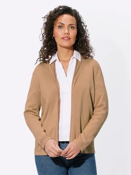 Кардиган в стиле casual Casual Looks, цвет Camel